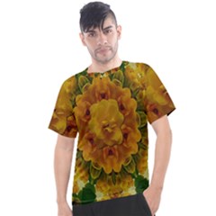 Tropical Spring Rose Flowers In A Good Mood Decorative Men s Sport Top by pepitasart