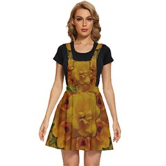 Tropical Spring Rose Flowers In A Good Mood Decorative Apron Dress by pepitasart