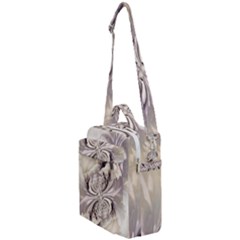 Fractal Feathers Crossbody Day Bag by MRNStudios