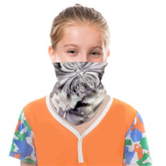 Fractal Feathers Face Covering Bandana (kids) by MRNStudios