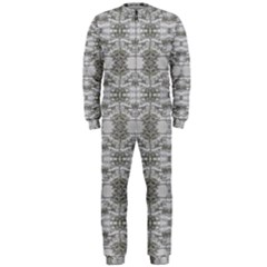 Nature Collage Seamless Pattern Onepiece Jumpsuit (men) by dflcprintsclothing