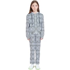 Nature Collage Seamless Pattern Kids  Tracksuit by dflcprintsclothing