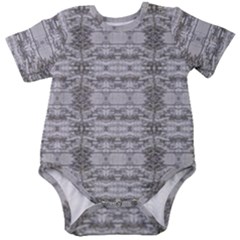 Nature Collage Seamless Pattern Baby Short Sleeve Onesie Bodysuit