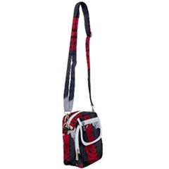 Roses Rouge Fleurs Shoulder Strap Belt Bag by kcreatif