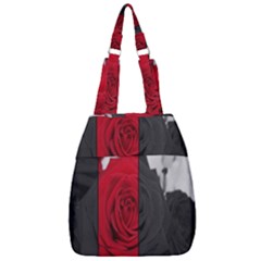 Roses Rouge Fleurs Center Zip Backpack by kcreatif