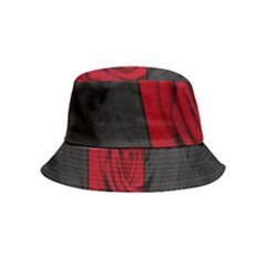 Roses Rouge Fleurs Inside Out Bucket Hat (kids)