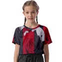 Roses Rouge Fleurs Kids  Basic Tee View1