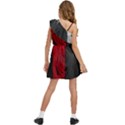 Roses Rouge Fleurs Kids  One Shoulder Party Dress View4