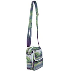 Photo Vue Sur Forêt  Shoulder Strap Belt Bag by kcreatif