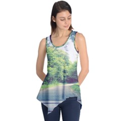 Photo Vue Sur Forêt  Sleeveless Tunic by kcreatif