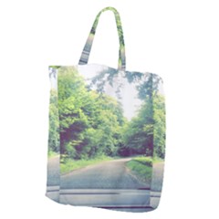 Photo Vue Sur Forêt  Giant Grocery Tote by kcreatif