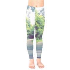 Photo Vue Sur Forêt  Kids  Leggings by kcreatif