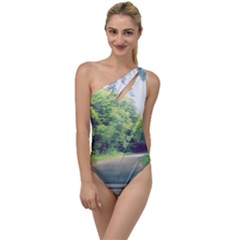 Photo Vue Sur Forêt  To One Side Swimsuit by kcreatif