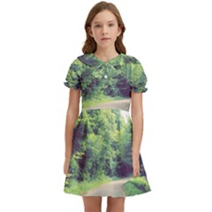 Photo Vue Sur Forêt  Kids  Bow Tie Puff Sleeve Dress