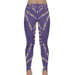 Abstract Pattern Geometric Backgrounds   Classic Yoga Leggings by Eskimos