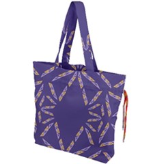 Abstract Pattern Geometric Backgrounds   Drawstring Tote Bag by Eskimos