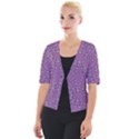 Abstract pattern geometric backgrounds   Cropped Button Cardigan View1