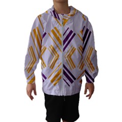 Abstract Geometric Design    Kids  Hooded Windbreaker by Eskimos