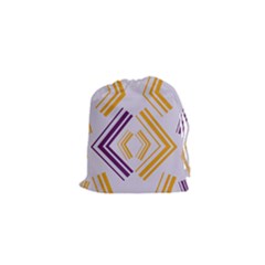 Abstract Geometric Design    Drawstring Pouch (xs) by Eskimos