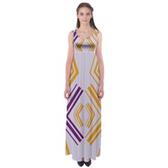 Abstract Geometric Design    Empire Waist Maxi Dress by Eskimos