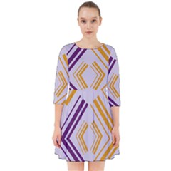 Abstract Geometric Design    Smock Dress by Eskimos