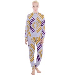 Abstract Geometric Design    Women s Lounge Set by Eskimos