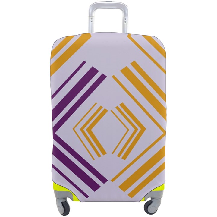 Abstract geometric design    Luggage Cover (Large)