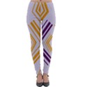 Abstract geometric design    Lightweight Velour Leggings View1