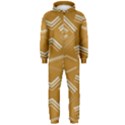 Abstract geometric design    Hooded Jumpsuit (Men) View1