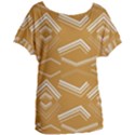 Abstract geometric design    Women s Oversized Tee View1