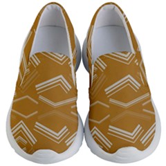 Abstract Geometric Design    Kids Lightweight Slip Ons by Eskimos