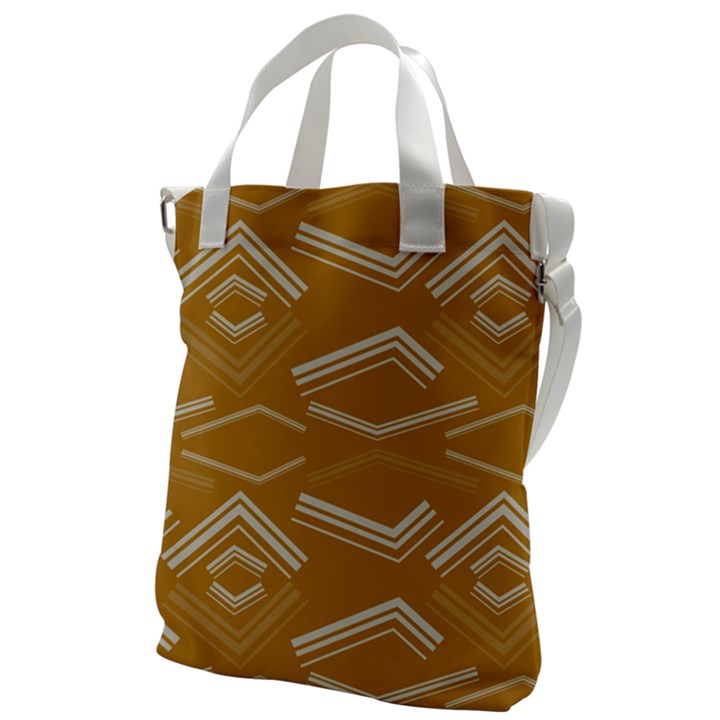 Abstract geometric design    Canvas Messenger Bag