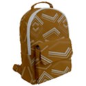 Abstract geometric design    Flap Pocket Backpack (Large) View2