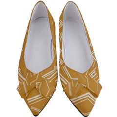 Abstract Geometric Design    Women s Bow Heels by Eskimos