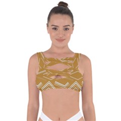 Abstract Geometric Design    Bandaged Up Bikini Top by Eskimos