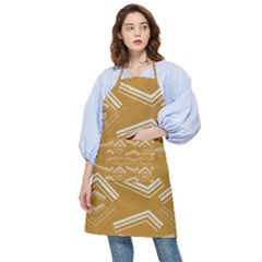 Abstract Geometric Design    Pocket Apron by Eskimos