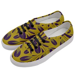 Folk Flowers Print Floral Pattern Ethnic Art Women s Classic Low Top Sneakers by Eskimos