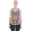 Folk flowers print Floral pattern Ethnic art Piece Up Tank Top View1