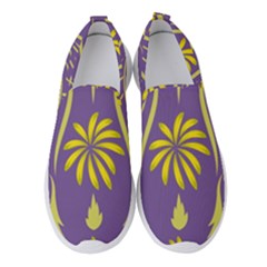 Folk Flowers Print Floral Pattern Ethnic Art Women s Slip On Sneakers by Eskimos