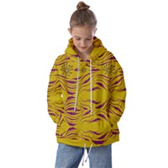  Folk Flowers Print Floral Pattern Ethnic Art Kids  Oversized Hoodie by Eskimos