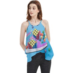 Floating-cubes-on-blue Backgrounderaser 20220422 203144521 Backgrounderaser 20220422 203216276 Flowy Camisole Tank Top