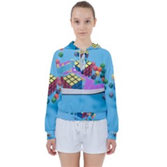 Floating-cubes-on-blue Backgrounderaser 20220422 203144521 Backgrounderaser 20220422 203216276 Women s Tie Up Sweat