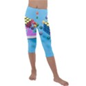 Floating-cubes-on-blue Backgrounderaser 20220422 203144521 Backgrounderaser 20220422 203216276 Kids  Lightweight Velour Capri Leggings  View1