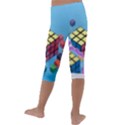 Floating-cubes-on-blue Backgrounderaser 20220422 203144521 Backgrounderaser 20220422 203216276 Kids  Lightweight Velour Capri Leggings  View4