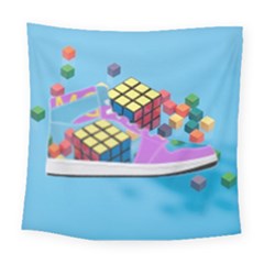 Floating-cubes-on-blue Backgrounderaser 20220422 203144521 Backgrounderaser 20220422 203216276 Square Tapestry (large) by marthatravis1968