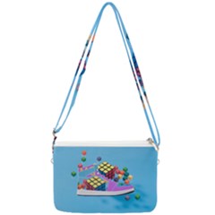 Floating-cubes-on-blue Backgrounderaser 20220422 203144521 Backgrounderaser 20220422 203216276 Double Gusset Crossbody Bag by marthatravis1968