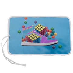 Floating-cubes-on-blue Backgrounderaser 20220422 203144521 Backgrounderaser 20220422 203216276 Pen Storage Case (s) by marthatravis1968