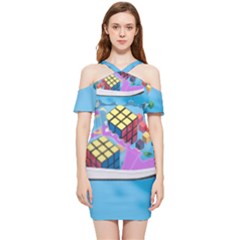 Floating-cubes-on-blue Backgrounderaser 20220422 203144521 Backgrounderaser 20220422 203216276 Shoulder Frill Bodycon Summer Dress