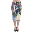 My Mucha Moment Velvet Midi Pencil Skirt View1