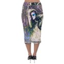 My Mucha Moment Velvet Midi Pencil Skirt View2